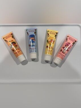 Strawberry Shortcake Hand Cream Set 4 Pack Scented Travel Size